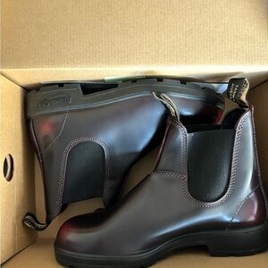 Blundstone Dark Brown Leather Ankle Boots